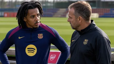 El Arsenal tantea a Jules Koundé, condicionado por el plan de Hansi Flick