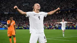 Haaland decide tarde y Noruega cita a Brasil en un cruce de octavos con aroma gigante