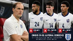 Tuchel afronta lesiones y críticas en el lateral derecho de Inglaterra