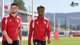 Nico Williams y Sancet, dos bajas en el ataque del Athletic