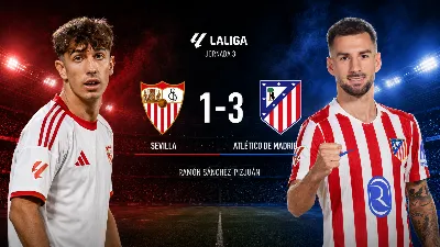 Álex Baena lidera el ataque del Atlético y brilla con doblete ante el Sevilla