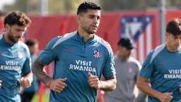 Cuti Romero vuelve a trabajar con el grupo en el entrenamiento del Atlético