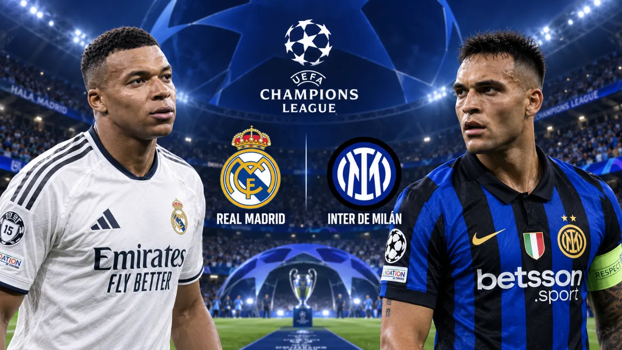El Real Madrid prepara ante el Inter su regreso a la Champions en el Bernabéu