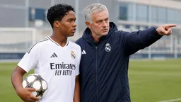 Mourinho frena la salida de Endrick y le retiene en el Real Madrid pese a la competencia