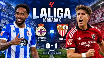 El Sevilla resiste en Riazor y rompe el invicto del Deportivo (0-1)