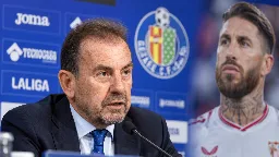 Ángel Torres mantiene abierta la opción de Sergio Ramos para el Getafe