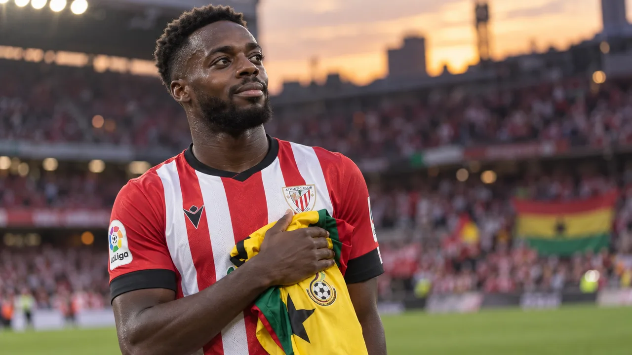 Iñaki Williams pone fin a su etapa con Ghana y se centra en el Athletic