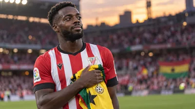 Iñaki Williams pone fin a su etapa con Ghana y se centra en el Athletic