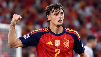 Marc Pubill marca su primer gol con la selección española ante Croacia