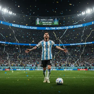 Messi iguala a Klose y bate récords con un hat-trick en el Mundial 2026