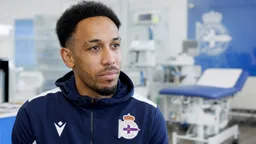Aubameyang, pendiente de pasar el reconocimiento médico para cerrar su vuelta al Deportivo
