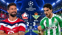 El Betis remonta al Lille con un doblete de Bartra y un gol de Parrott