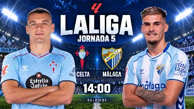 El Celta pierde a Borja Iglesias y Febas ante un Málaga aún sin ganar