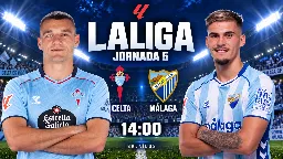 El Celta pierde a Borja Iglesias y Febas ante un Málaga aún sin ganar