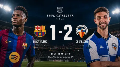 El Sabadell vuelve a reinar en Catalunya diez años después y la lesión de Bisiwu enciende las alarmas