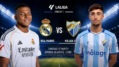 El Real Madrid recibe al Málaga en el Santiago Bernabéu en busca de mantener su buena dinámica