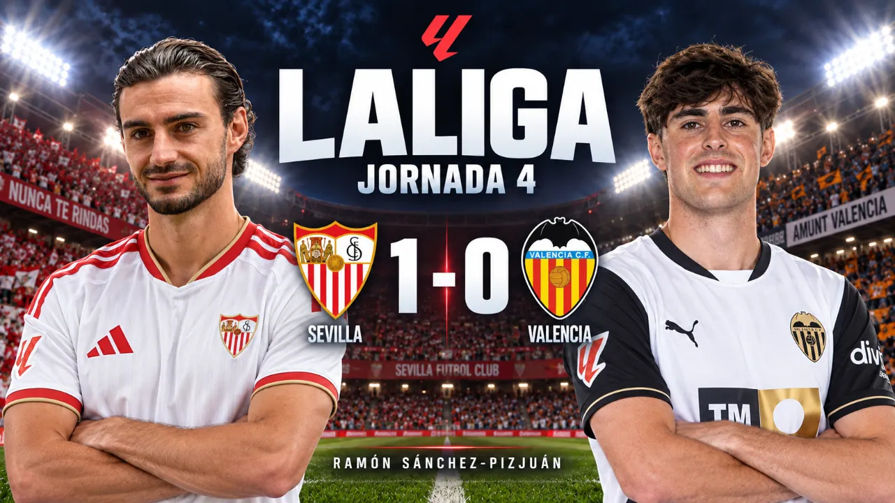 Iglesias derriba al Valencia y dispara al Sevilla en Nervión