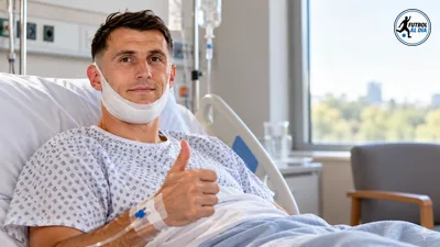 Emiliano Martínez afronta su recuperación tras ser operado de la mandíbula