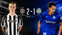 El Getafe supera al Partizán y accede a la Conference League