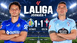 Getafe y Celta firman unas tablas con polémica en el Coliseum