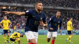 Mbappé marca un doblete y Francia vence a Suecia en dieciseisavos del Mundial
