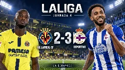 El Deportivo conquista La Cerámica en un frenético 2-3 ante el Villarreal