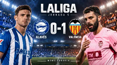 El Valencia resucita en Mendizorroza y derrota al Alavés por 0-1