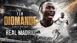 El Real Madrid oficializa a Yan Diomande y convierte al extremo marfileño en su fichaje récord