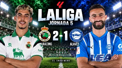 Zabiri enciende El Sardinero: doblete, remontada y un Racing que tumba al Alavés