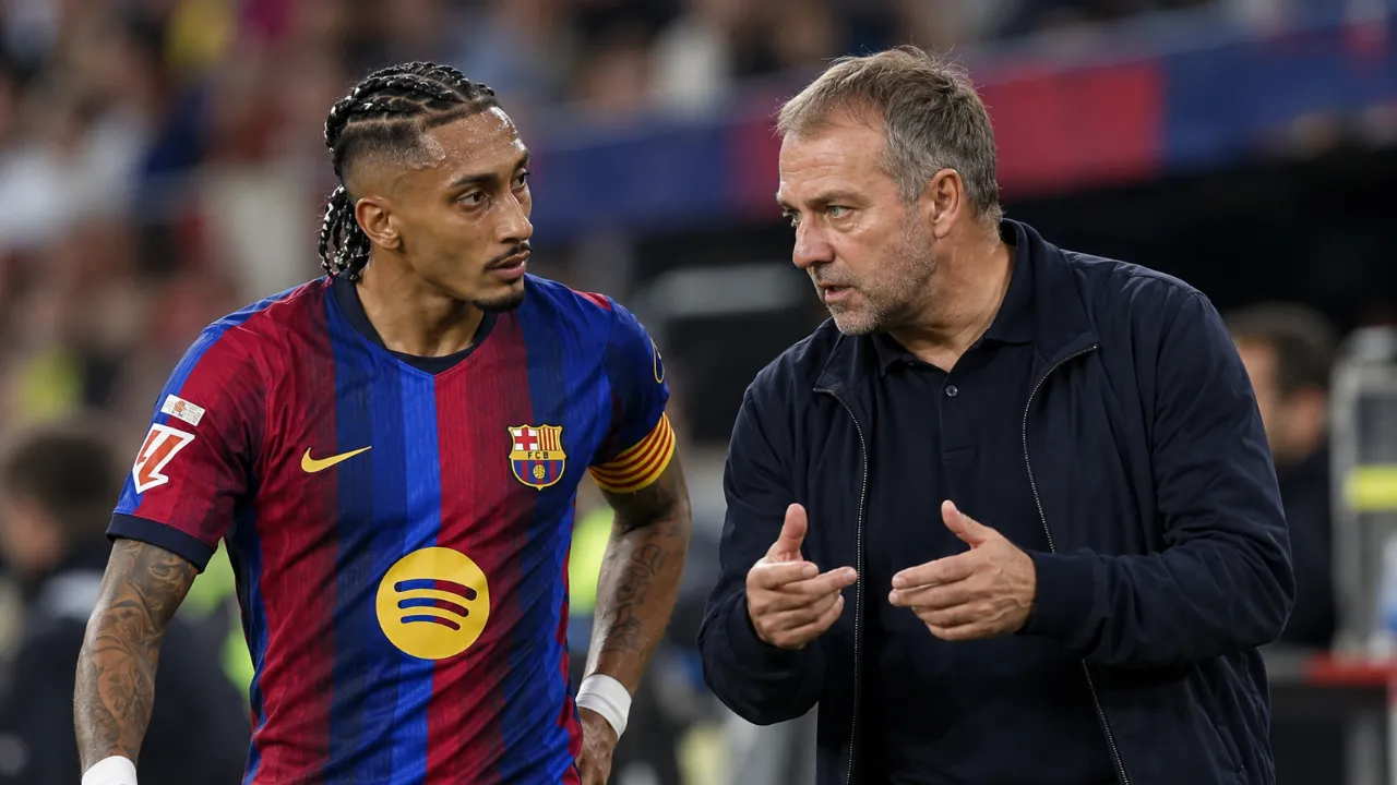 Raphinha reivindica su liderazgo y atribuye a Flick su continuidad en el Barça