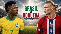 Vinicius y Haaland, claves en un partido que podría condicionar el futuro de Brasil en el Mundial