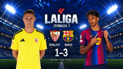 Raphinha brilla con hat‑trick y el Barça supera al Sevilla 3‑1 en el Sánchez‑Pizjuán
