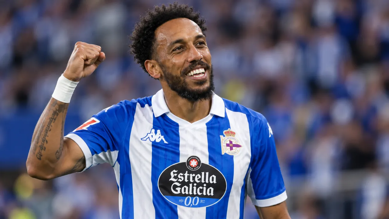 Aubameyang suma cinco goles y recibe los elogios de Navarro e Hidalgo