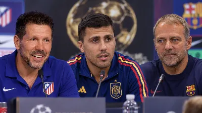 Simeone se inclina por Messi, Flick respalda a Lamine Yamal y Rodri expresa su deseo por un Balón de Oro español
