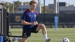 Frenkie de Jong encara la fase final de su recuperación con el Barça
