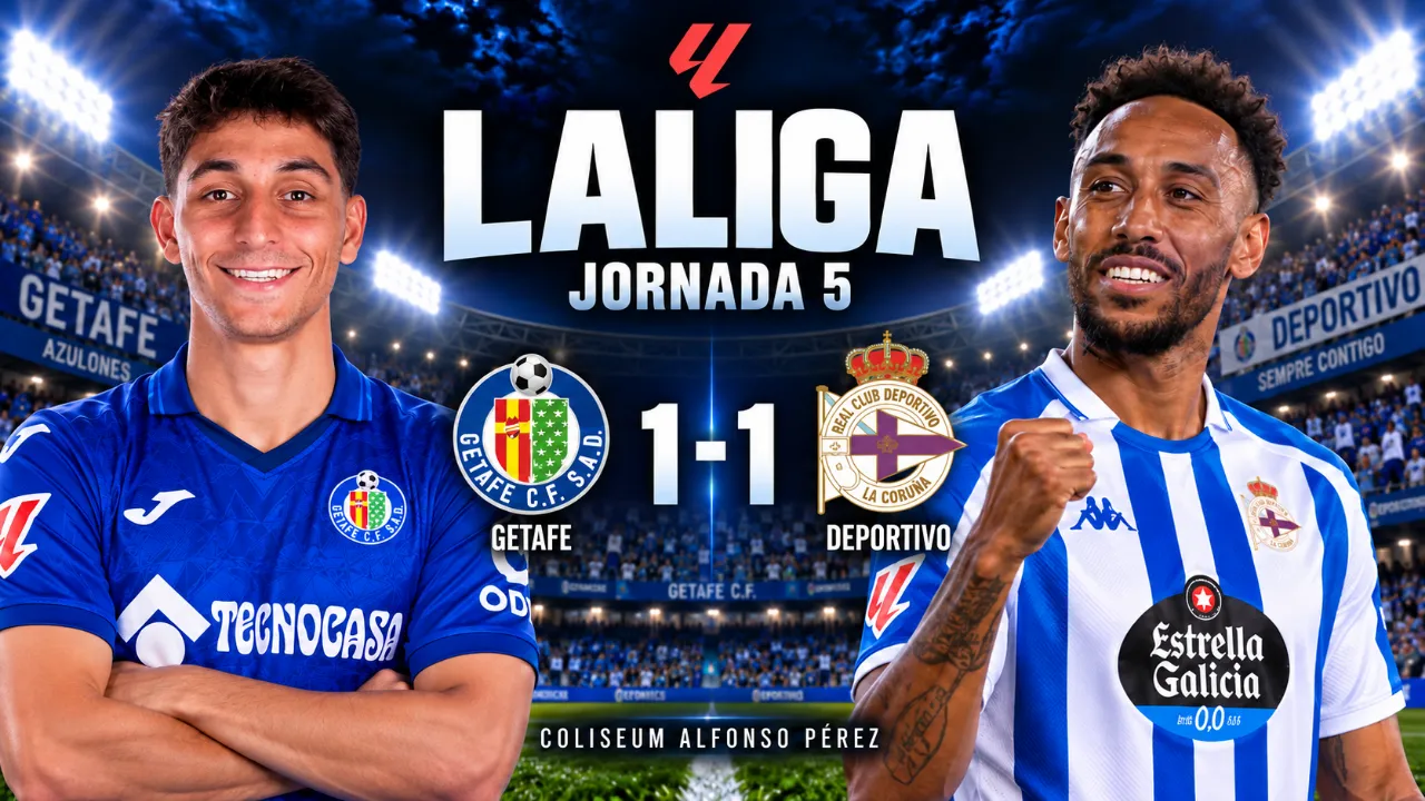 Getafe y Deportivo firman tablas en un pulso de desgaste y ocasiones