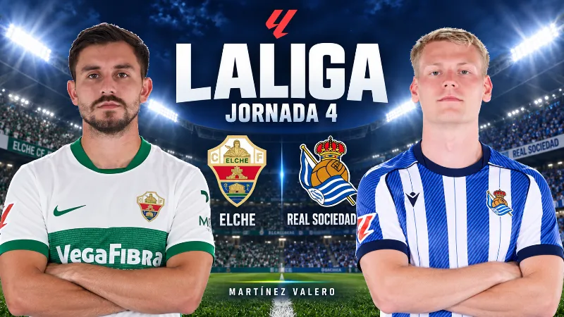 El Martínez Valero mide la reacción de la Real ante un Elche exigente