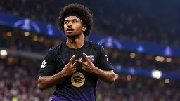 Adeyemi suma dos goles en sus primeros partidos de Champions con el Barça