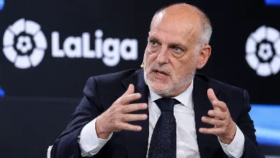 Tebas exige al Real Madrid que aclare pagos a Audiovisual New Aged