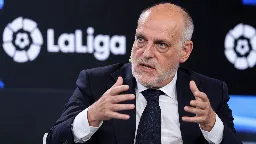 Tebas exige al Real Madrid que aclare pagos a Audiovisual New Aged