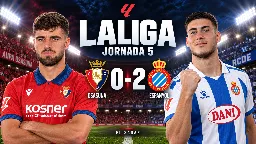 El penalti no señalado y el doblete de Roberto marcan la derrota de Osasuna