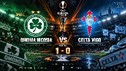 El Omonia Nicosia impone su ley y deja al Celta sin premio europeo