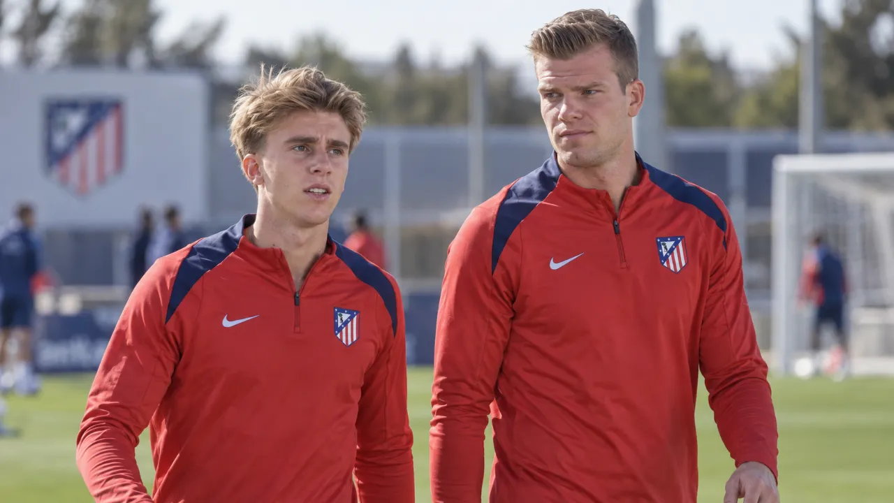 El Atlético se ejercita en Majadahonda sin Barrios ni Sorloth