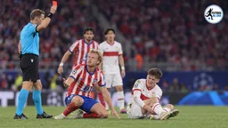 Hjulmand ve la roja ante el Stuttgart y se perderá el próximo partido europeo del Atlético