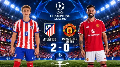 El Atlético honra a Koke y doblega al United con autoridad