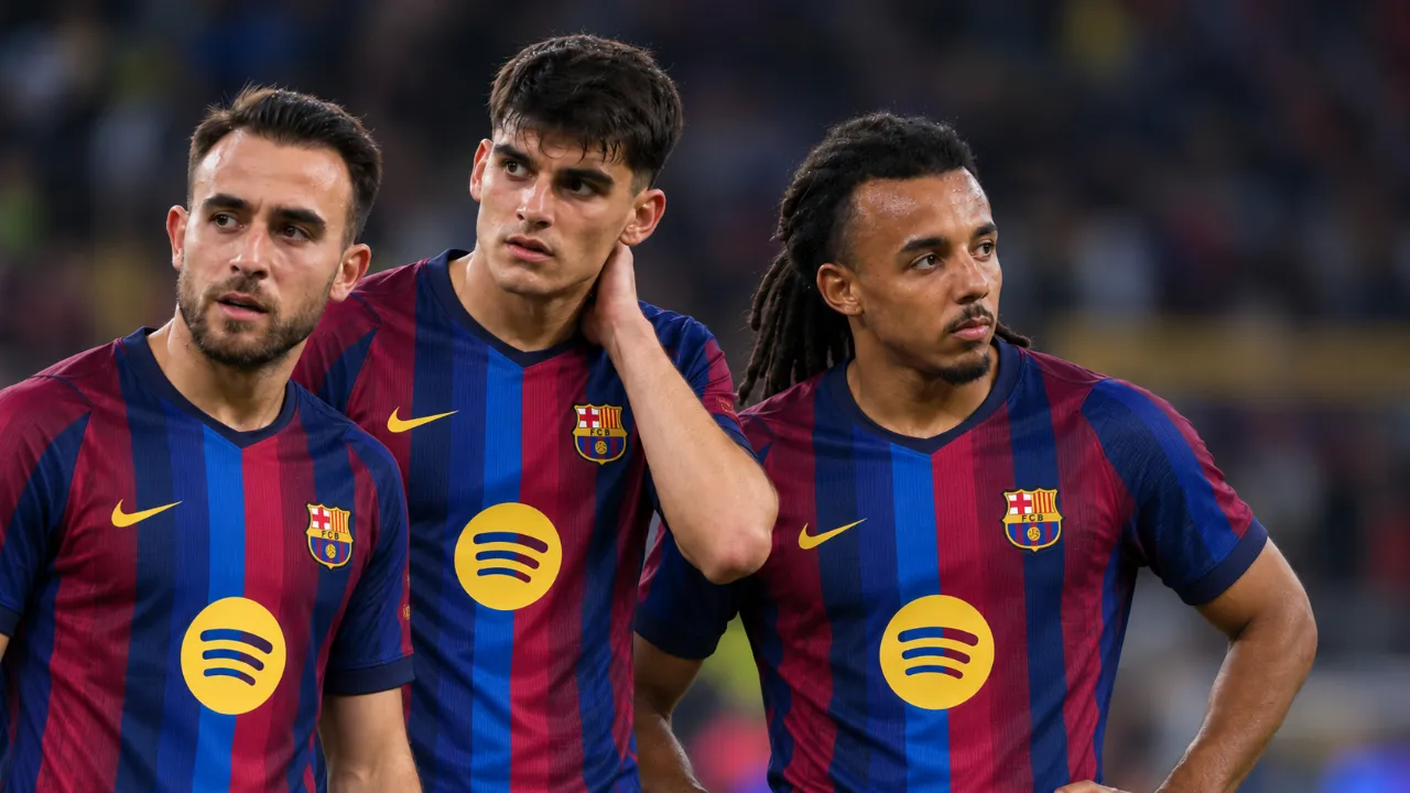 El Barça, pendiente de las molestias de Eric García, Gerard Martín y Koundé