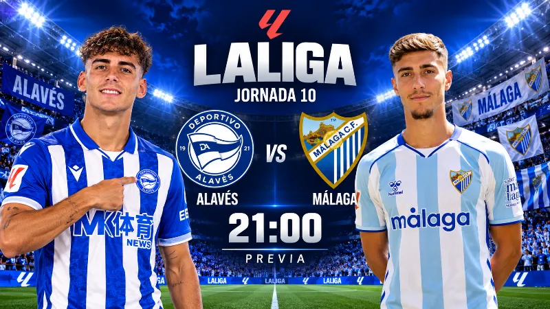 El Málaga llega a Mendizorroza sin Joaquín Muñoz y aún busca su primer triunfo