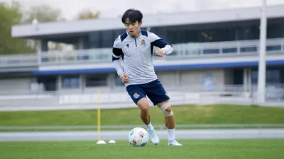 Kubo trabaja de forma individual en Zubieta tras lesión en el Mundial