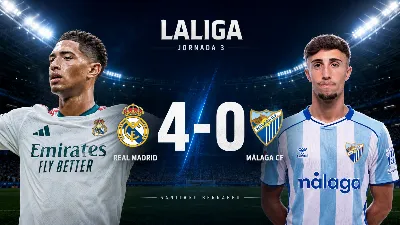El Real Madrid supera al Málaga en el Santiago Bernabéu
