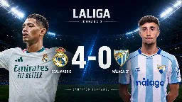 El Real Madrid supera al Málaga en el Santiago Bernabéu